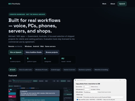 portfolio screenshot