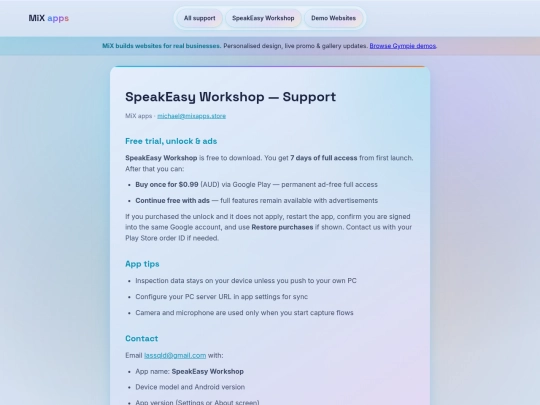 support/speakeasy-workshop screenshot