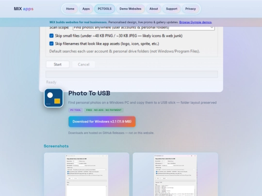 tool-photo-to-usb screenshot