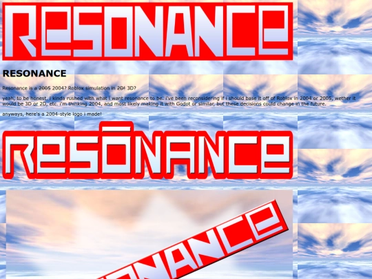 resonance screenshot