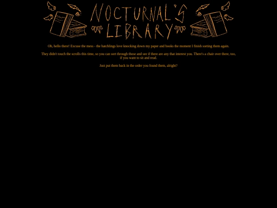 den/special/librarian/list screenshot