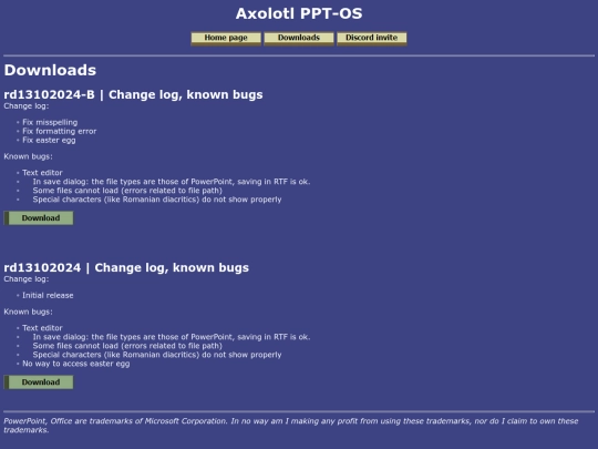 downloads screenshot