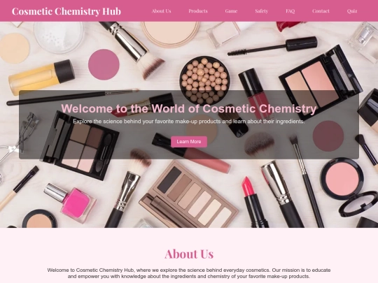 CosmeticChemistryHub screenshot