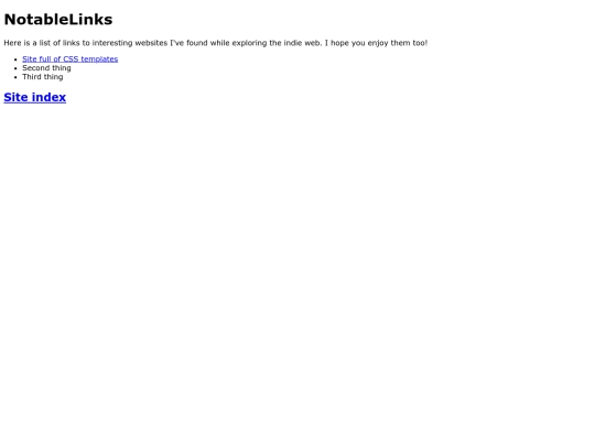 Notablelinks screenshot