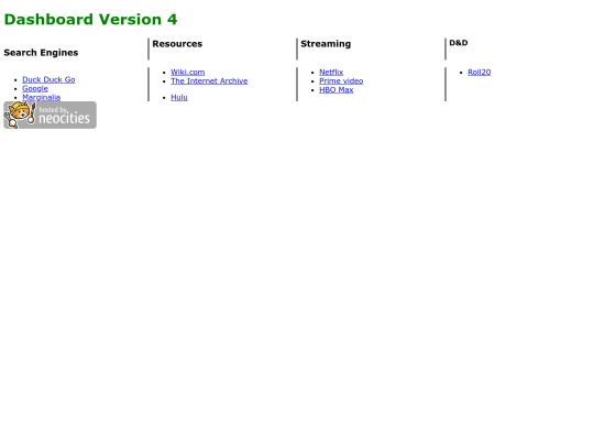 dashboard screenshot