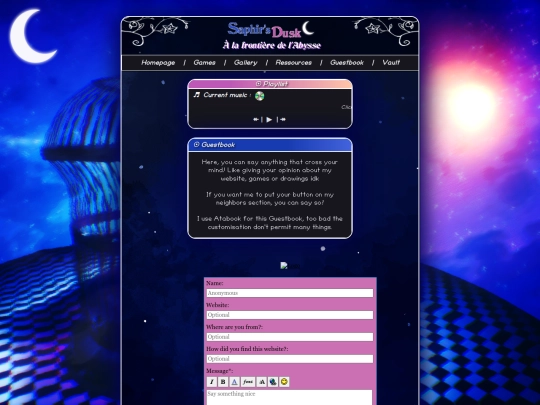 OldWorld/guestbook screenshot