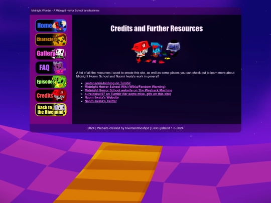 shrines/mhs/credits screenshot