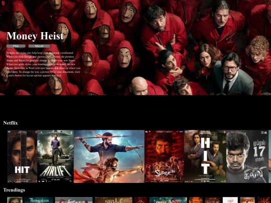 Netflix Clone screenshot