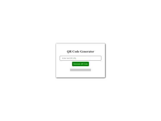 QRGenerator  screenshot