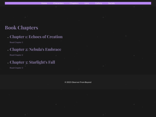 chapters screenshot