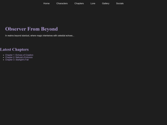 index screenshot