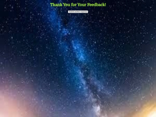 thank you screenshot