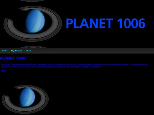 Planet1006 screenshot