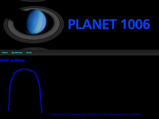 Suffixes screenshot