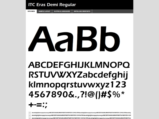 webfontkit-20260324-233731/itc_eras_demi_regular-demo screenshot