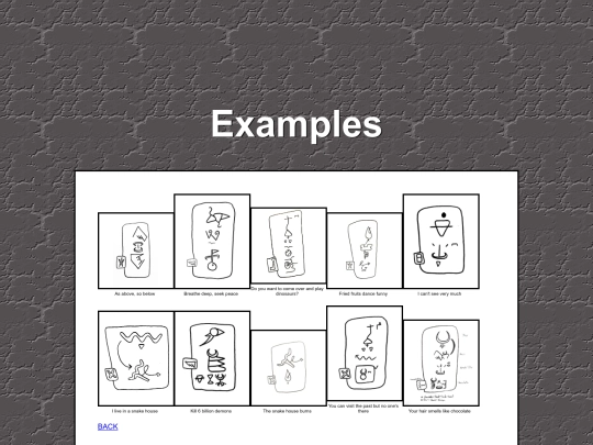 examples screenshot