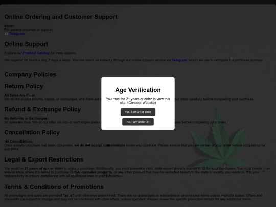policiesfaq screenshot