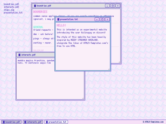 index screenshot