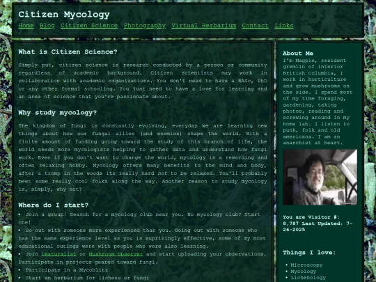 DIY-mycology screenshot