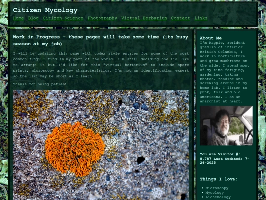 virtual-herbarium-mushrooms screenshot