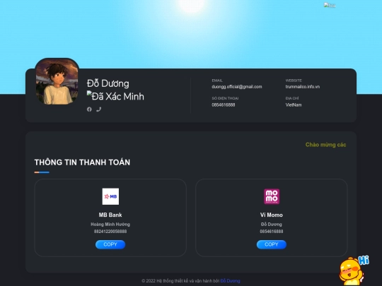 thongtinthanhtoan screenshot