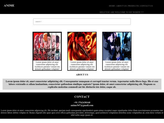 Anime/front screenshot