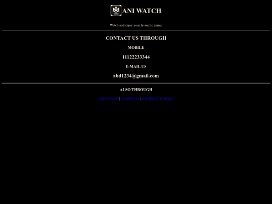 project/contact screenshot