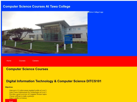 Courses screenshot