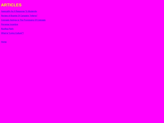 Articles screenshot
