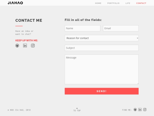 contact screenshot