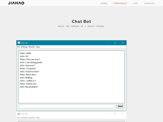 project_chatbot screenshot