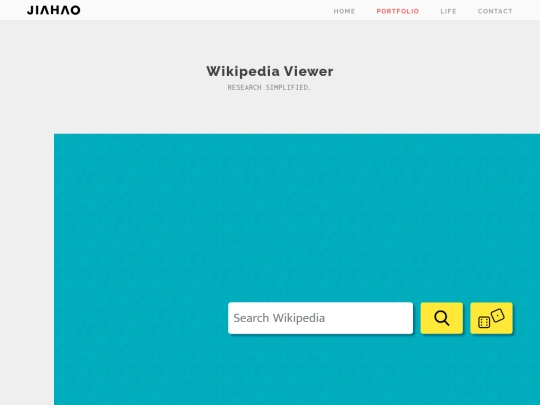 project_wikipedia screenshot