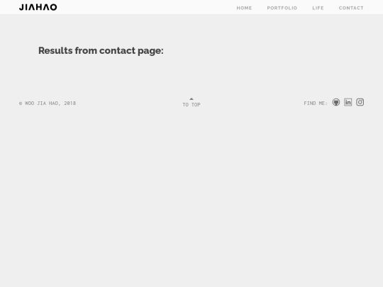 results screenshot