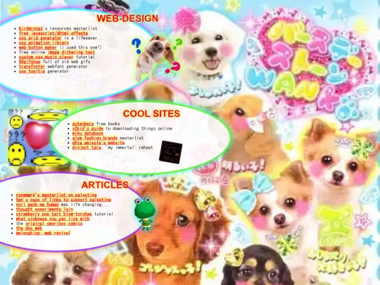 links screenshot