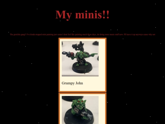 minis screenshot