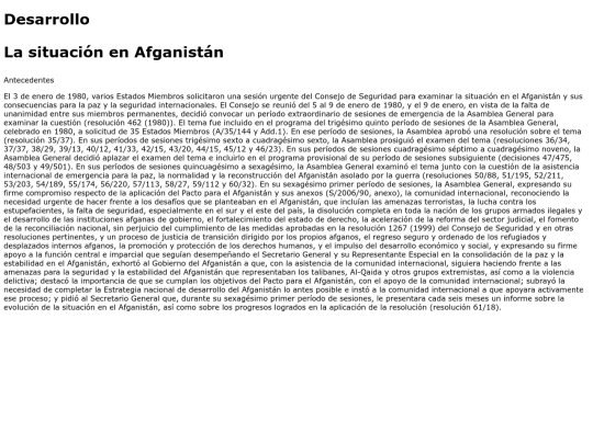 Desarrollo screenshot