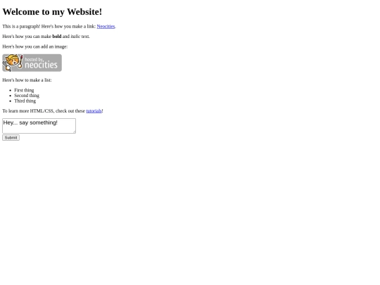 index screenshot