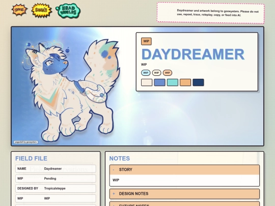 characters/daydreamer screenshot