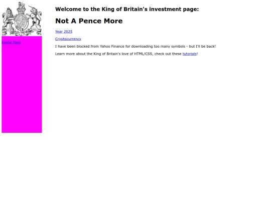 Investment/Stocks screenshot