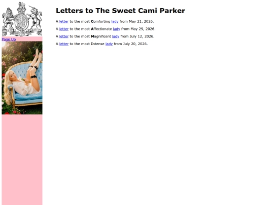 Letters/Cami/IndexCami screenshot
