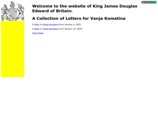 Letters/Vanja/IndexVanja screenshot