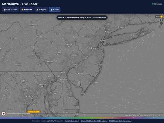 radar screenshot
