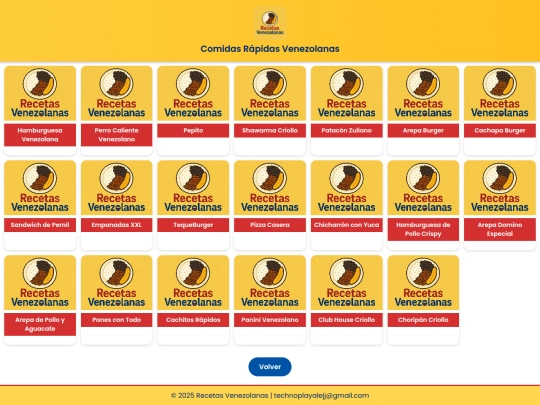 receta/comidarapida screenshot