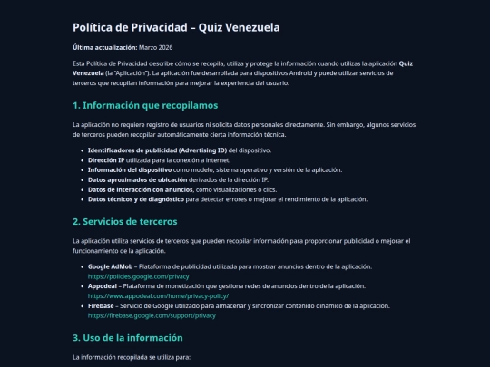 venequiz screenshot