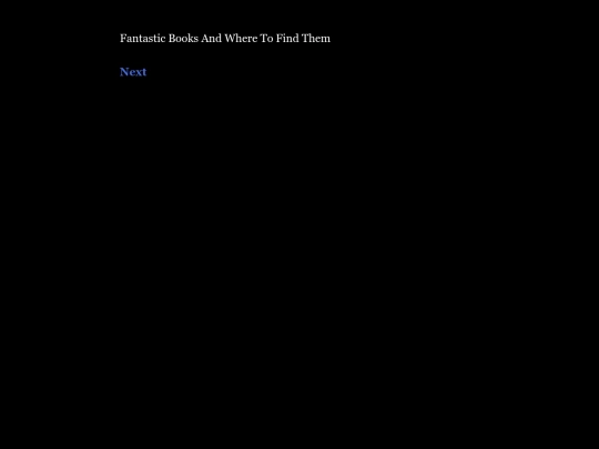 Fantastic Books And Where To Find Them screenshot