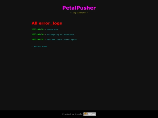 logs screenshot