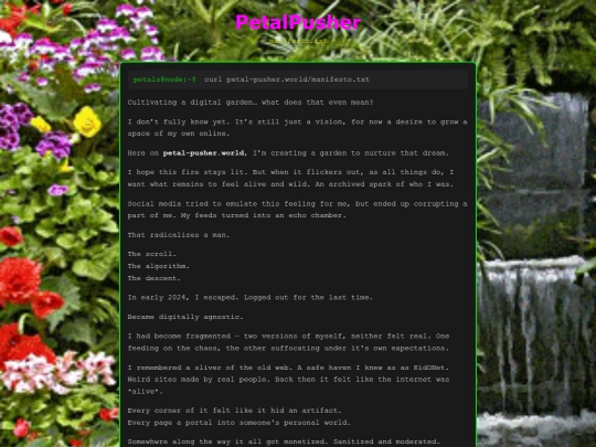 manifesto screenshot