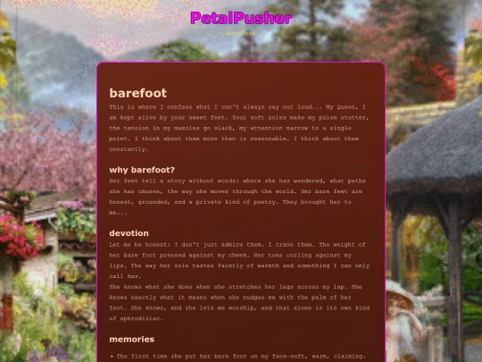 underground/barefoot screenshot