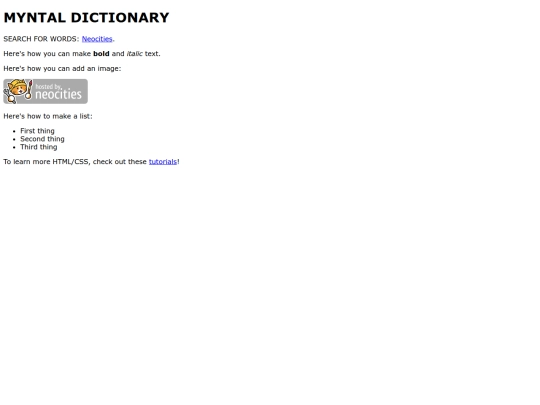 index screenshot