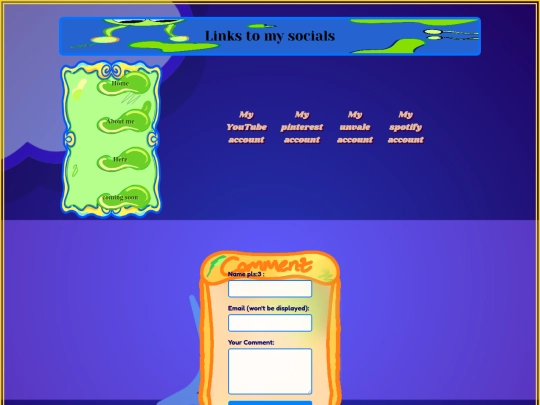 Links screenshot